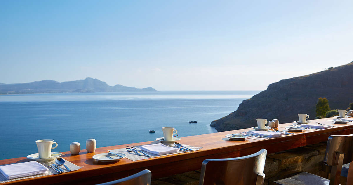 Een foto van de faciliteiten bij Lindos Blu Luxury Hotel & Suites