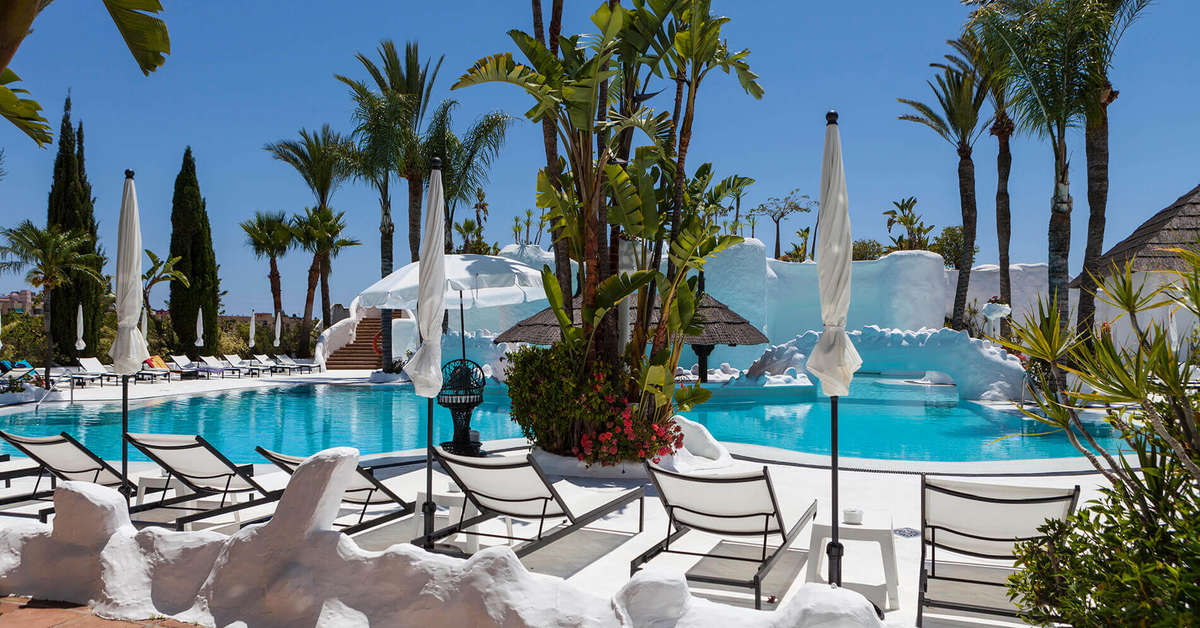 Een foto van het zwembad bij Hotel Suites Albayzin del Mar