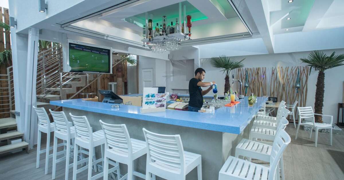 Een foto van de faciliteiten bij Kastro Beach Appartementen