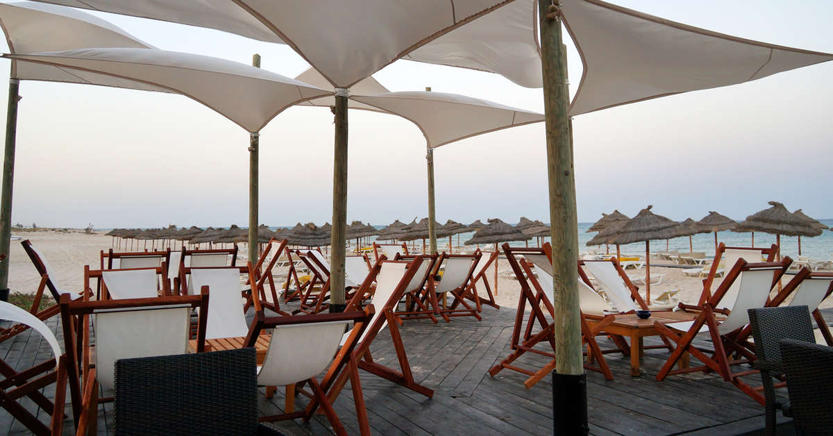 Een foto van het strand bij Hotel Africa Jade Thalasso