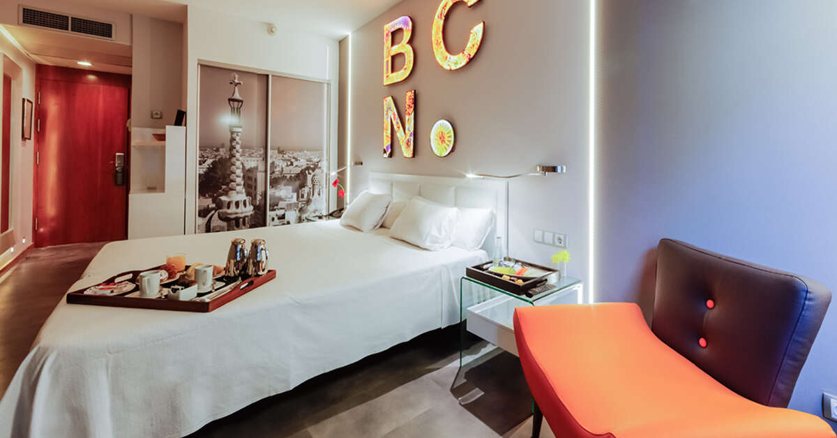 Ein Foto von einer Übersicht des Hotel Evenia Rossello