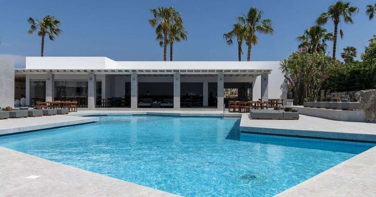 Ein Foto vom Pool im Diamond Boutique Hotel