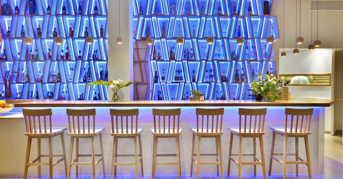 Een foto van de faciliteiten bij Petinos Beach Hotel