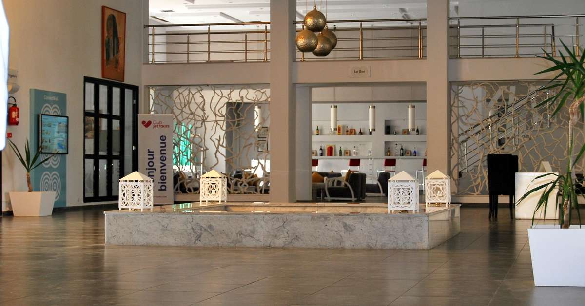 Een foto van het interieur van Djerba Aqua resort