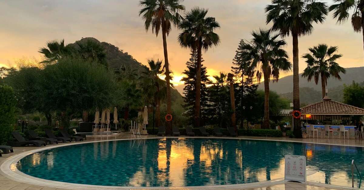 Een foto van het zwembad bij Dalyan Resort Hotel