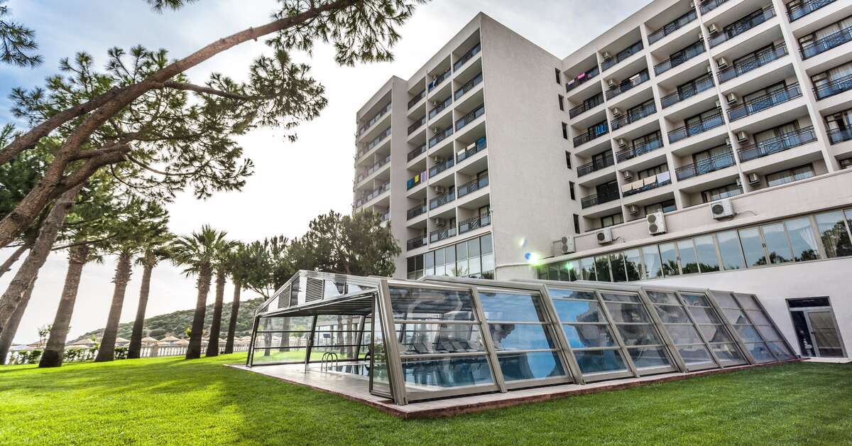 Ein Foto von der Außenansicht des Tusan Beach Resort