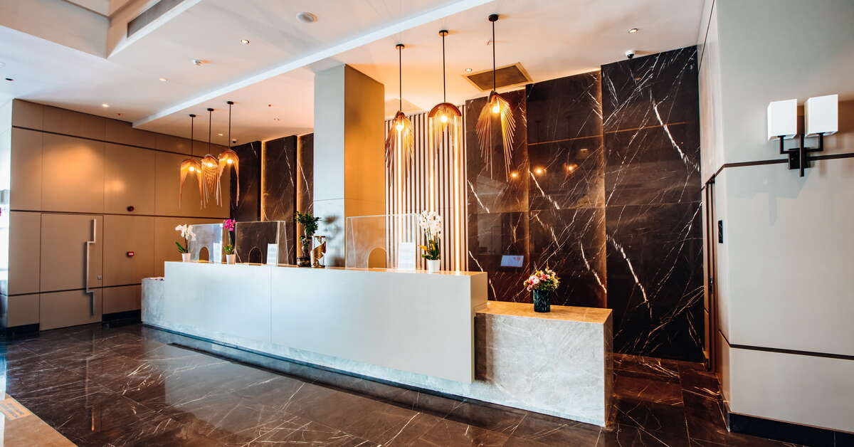 Een foto van het interieur van Alarcha Hotels & Resort