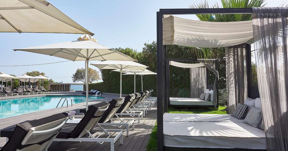 Een foto van het terras bij Nema Design Hotel & Spa