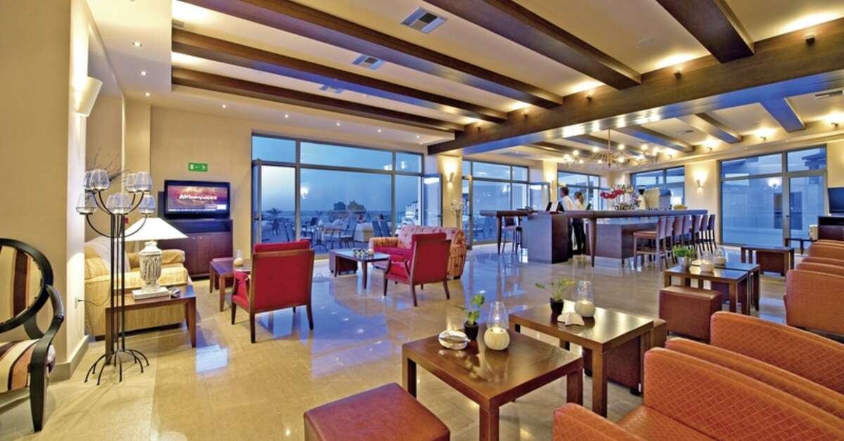 Een foto van het interieur van Giannoulis Cavo Spada Luxury Sports & Leisure Resort & Spa