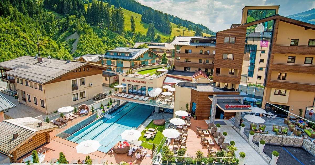 Een foto van een overzicht van Alpinresort Sport & Spa