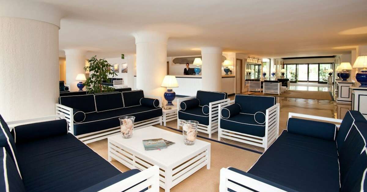 Een foto van het interieur van Hotel del Levante