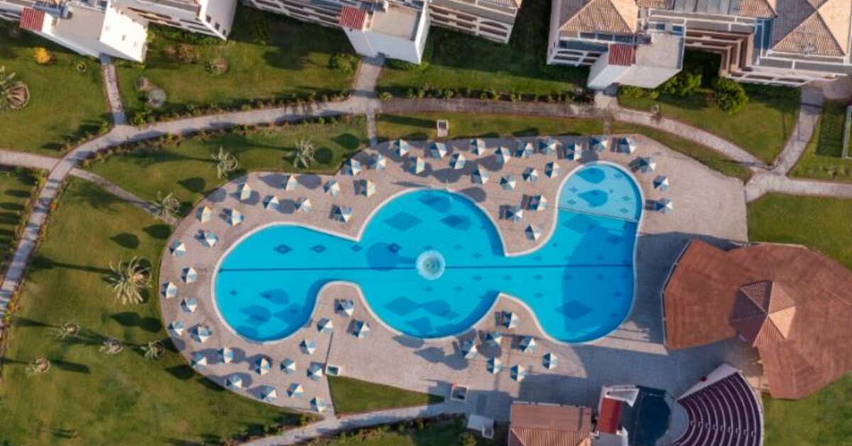 Een foto van het zwembad bij Myrina Beach Hotel