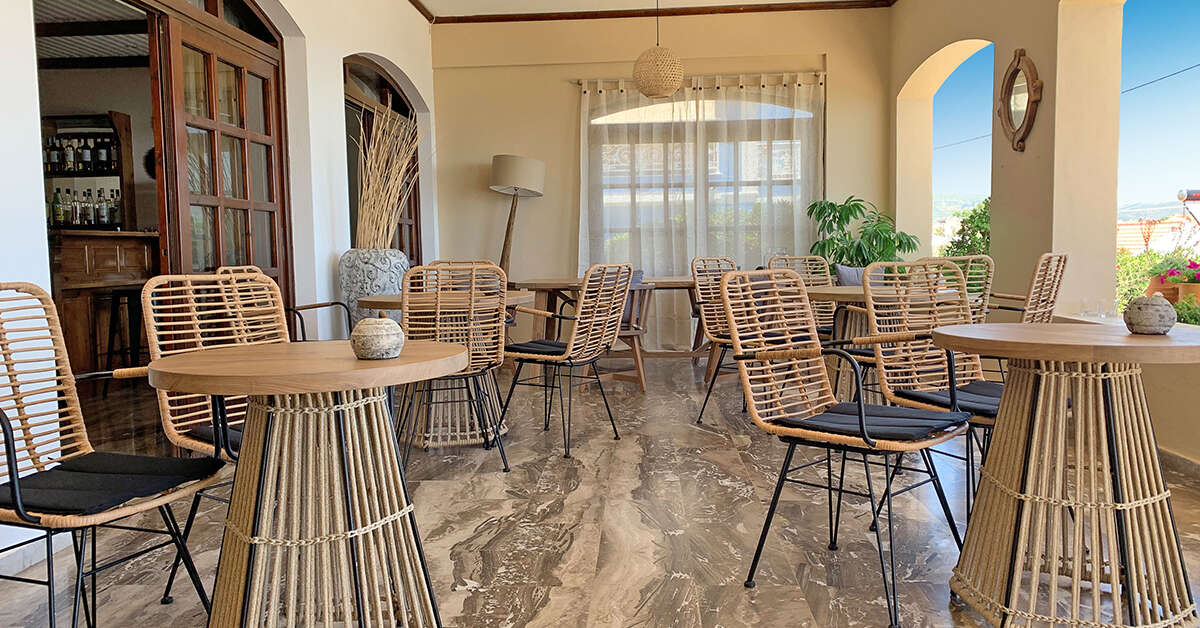 Een foto van het interieur van Sunrise Hotel Ireon