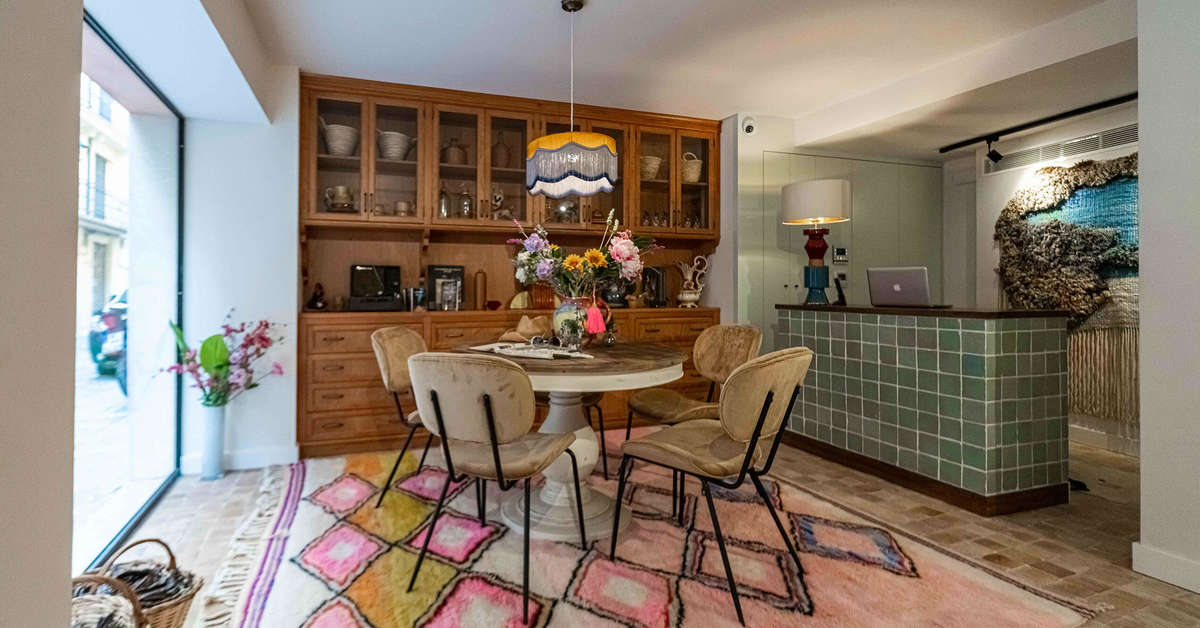 Een foto van het interieur van Posada Terra Santa
