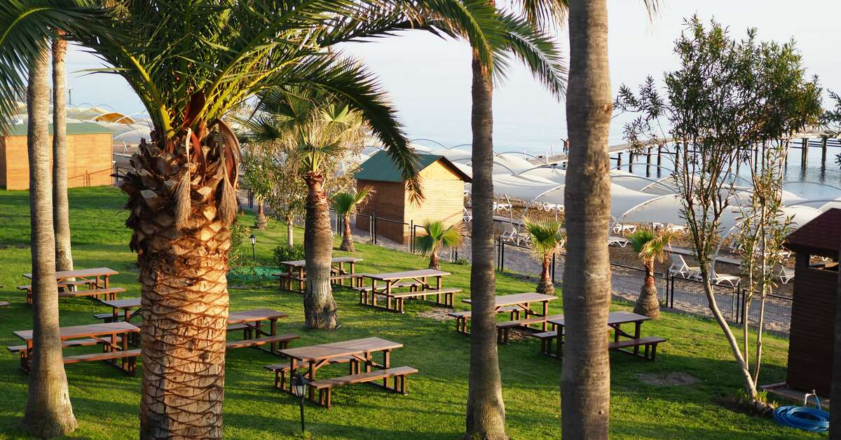 Een foto van het terras bij Gypsophila Holiday Village