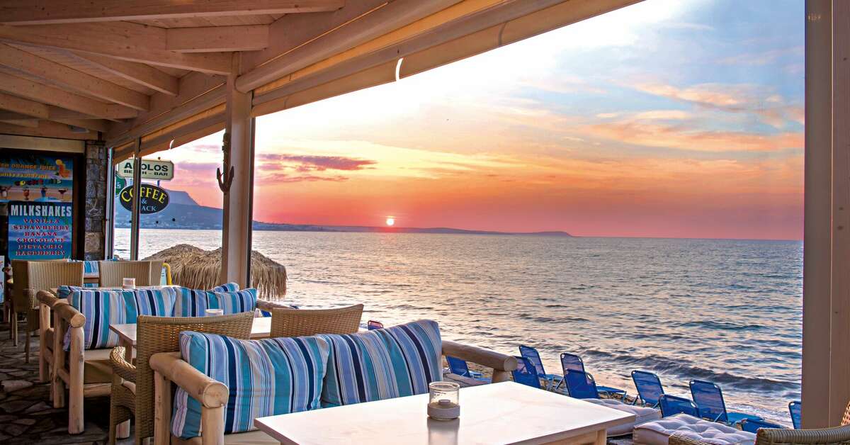 Een foto van de faciliteiten bij Aeolos Beach Resort Hotel