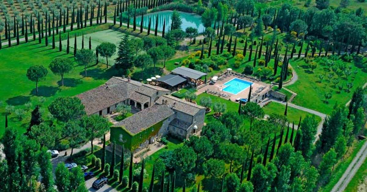 Een foto van de buitenkant van Agriturismo La Sovana