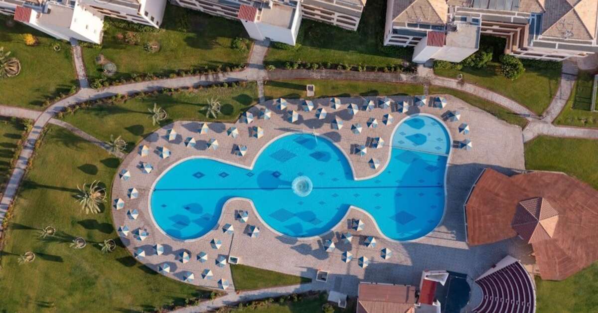 Een foto van het zwembad bij Myrina Beach Hotel