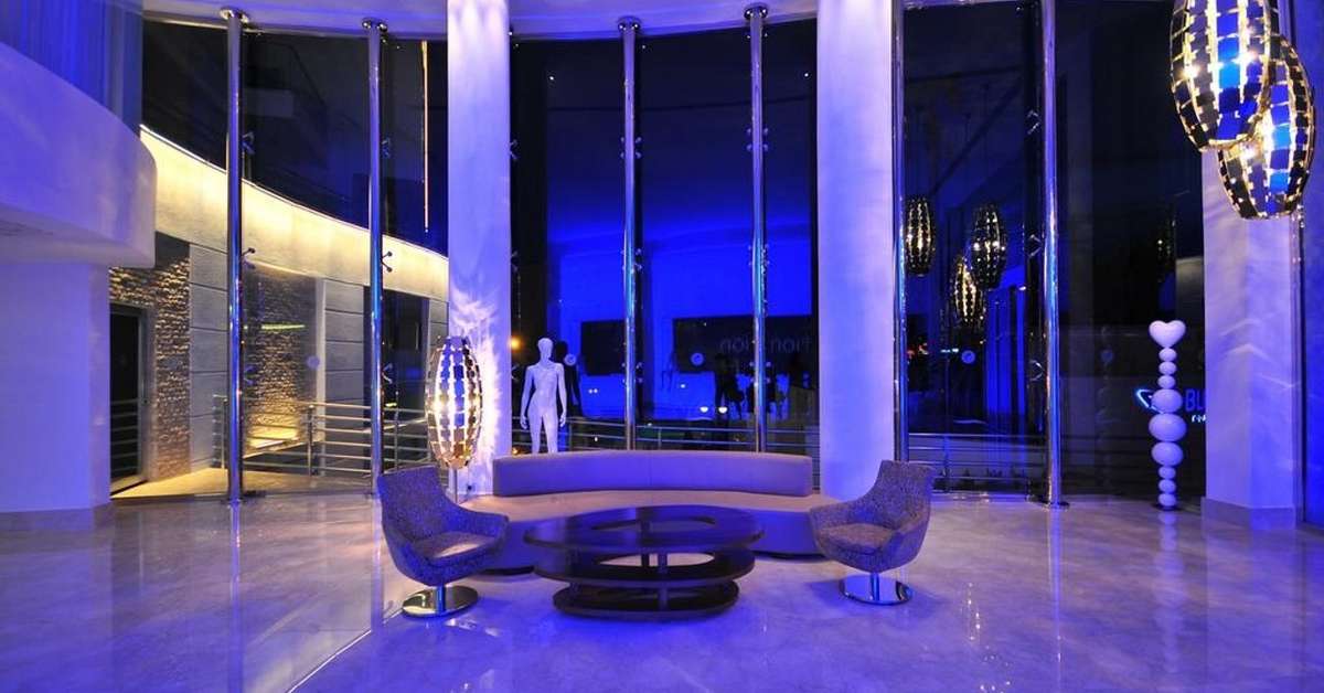 Een foto van het interieur van Blue Bay Platinum