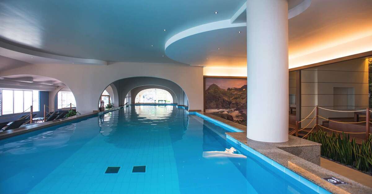 Ein Foto vom Pool im Pestana Carlton Madeira