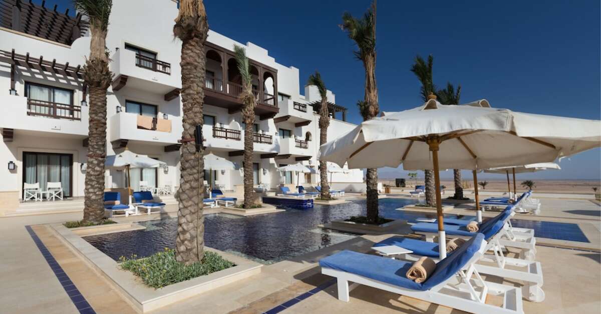 Een foto van het zwembad bij Ancient Sands Golf Resort & Residences