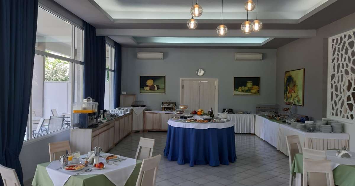 Een foto van de faciliteiten bij Aethria Hotel