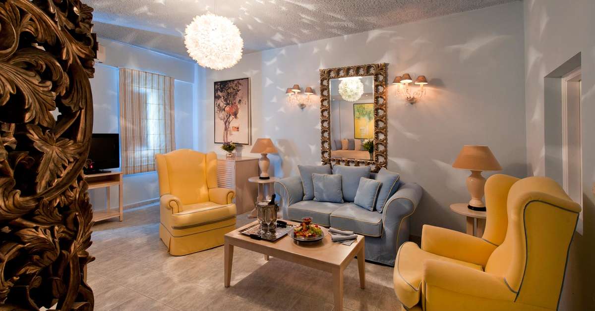 Een foto van het interieur van Andromeda Villas & Spa Resort