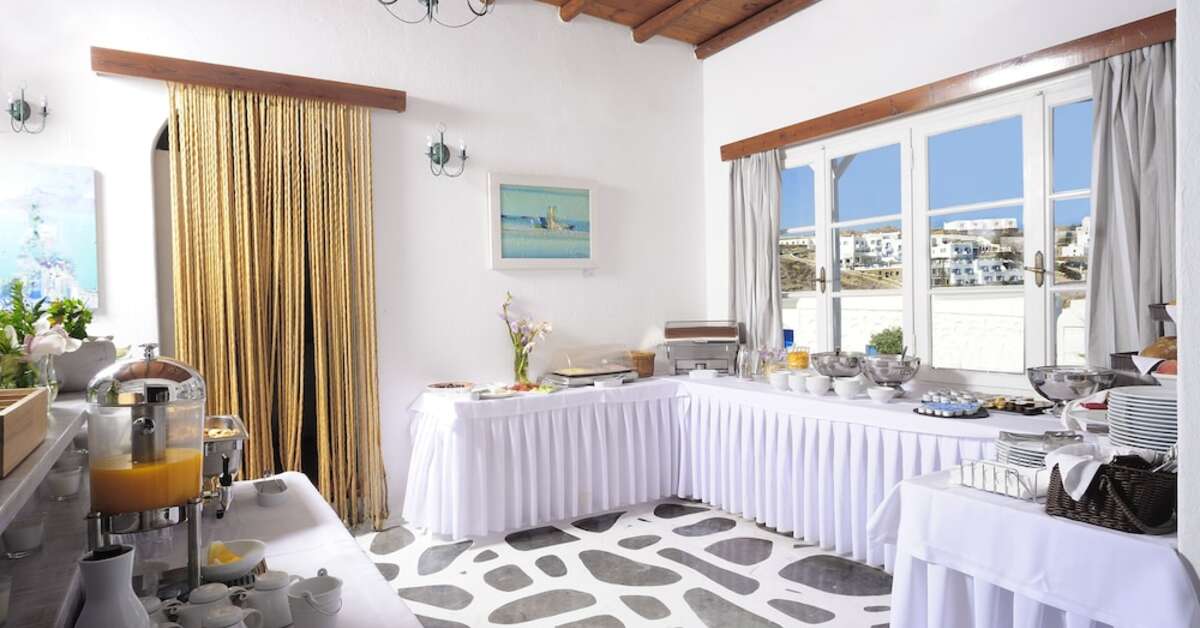 Een foto van de faciliteiten bij Mykonos Beach Hotel