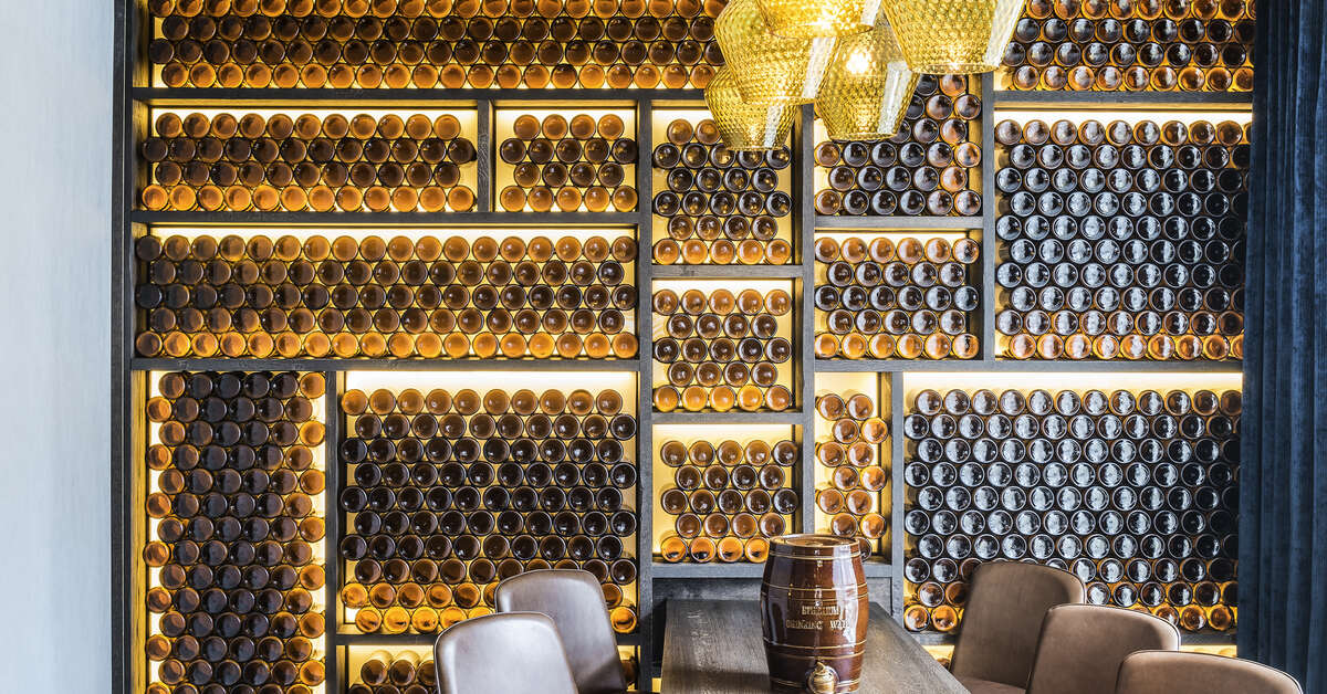 Een foto van het interieur van Novotel London Canary Wharf