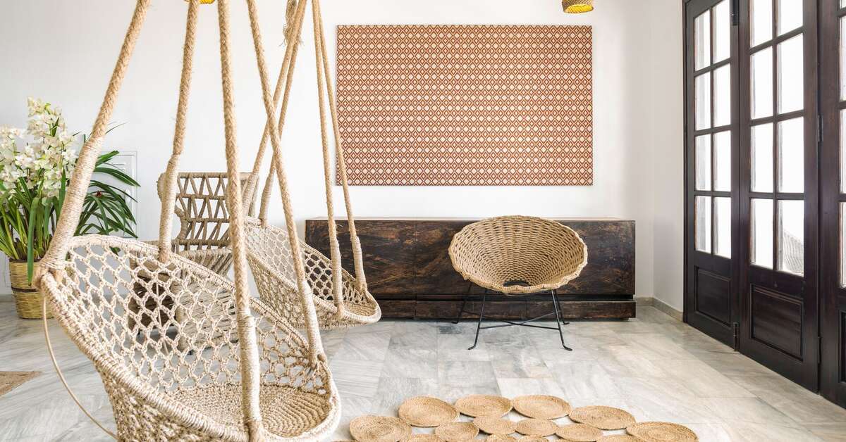 Een foto van het interieur van Lithos Hotel