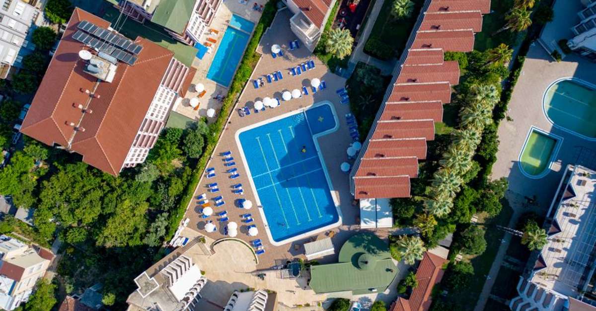 Een foto van het zwembad bij Hotel Panorama