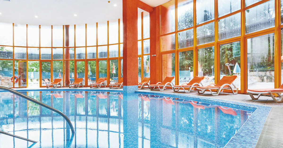 Een foto van het zwembad bij Hotel Atlas