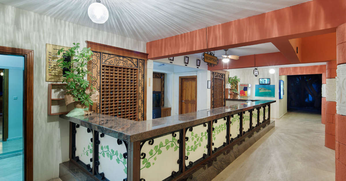 Een foto van het interieur van Armas Green Fugla Beach
