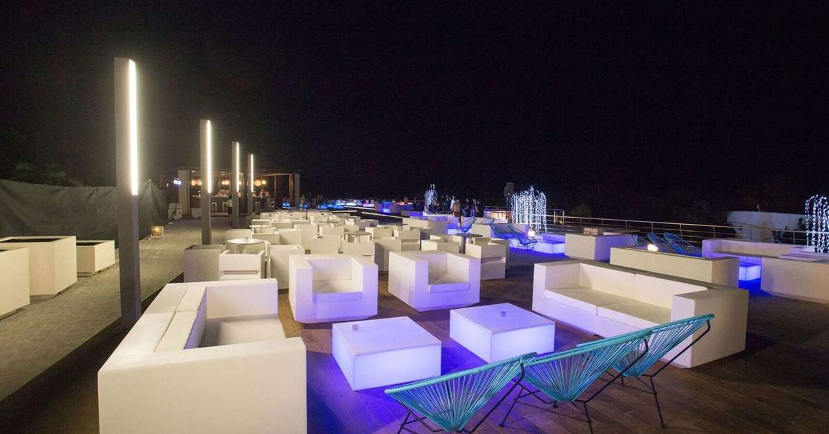 Een foto van het terras bij Grand Sirenis Riviera Maya Resort & Spa