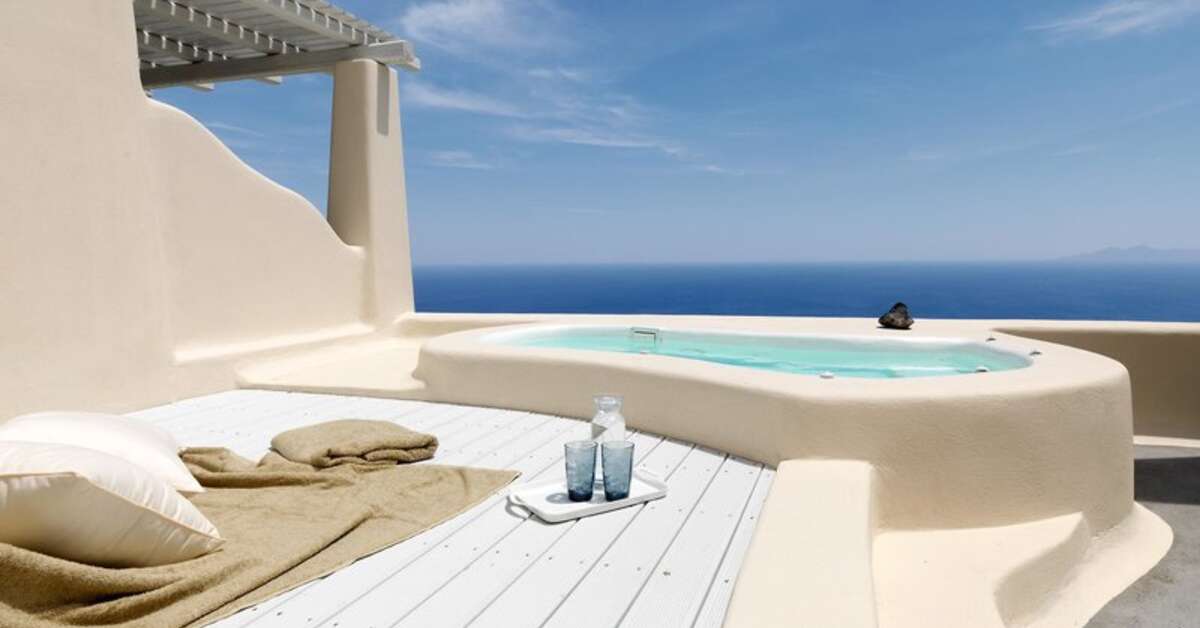 Ein Foto Dome Santorini Resort