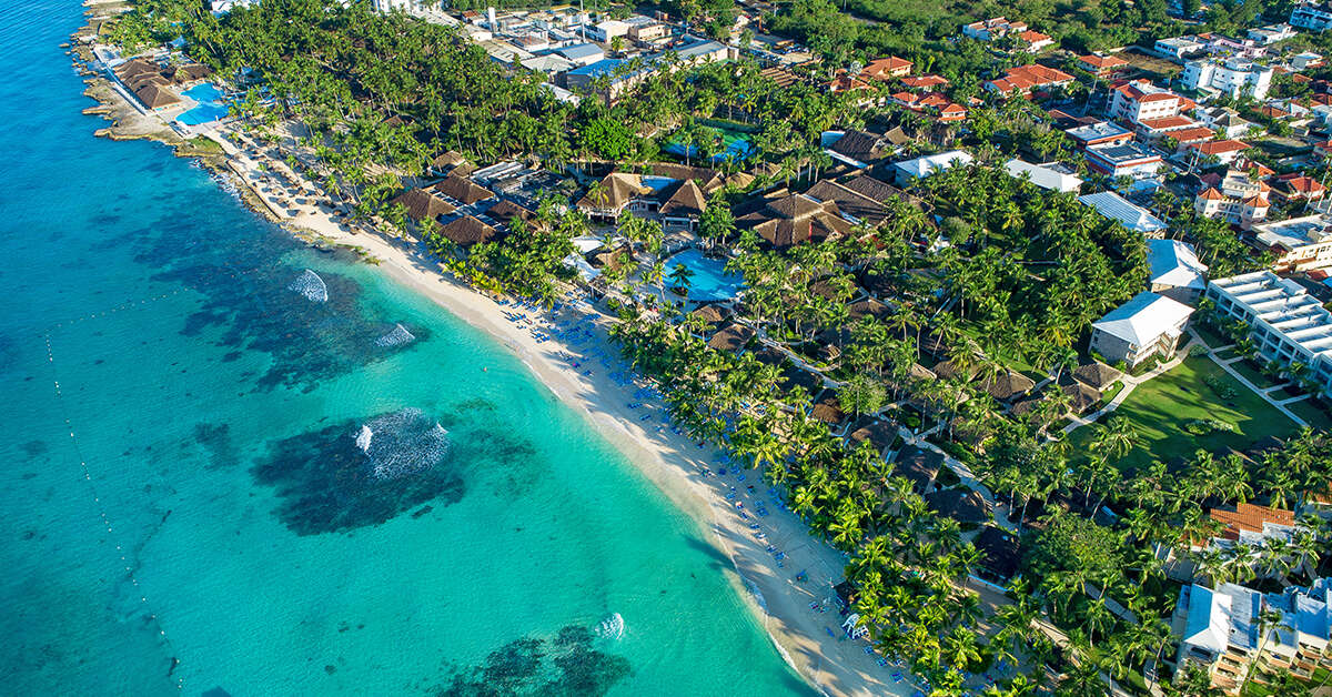 Ein Foto von der Außenansicht des Viva Wyndham Dominicus Beach