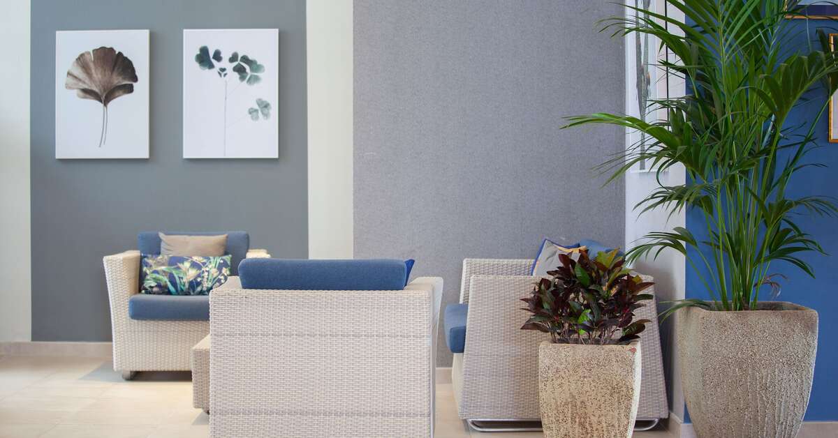 Een foto van het interieur van Gruphotel Cinco Plazas