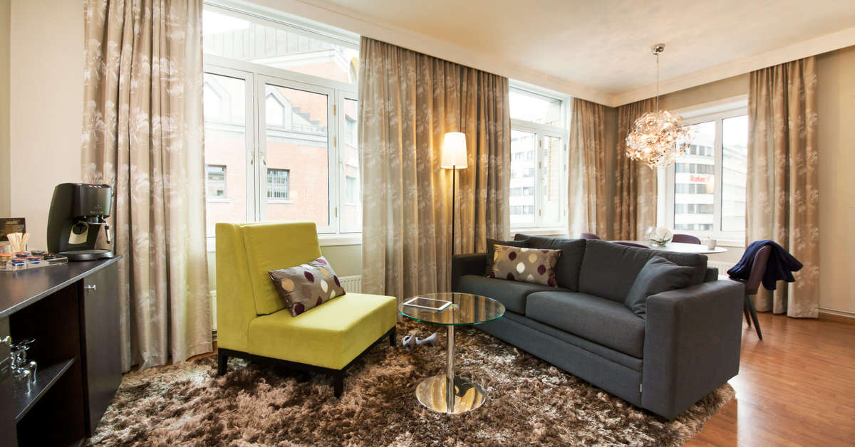 Een foto van het interieur van Scandic Oslo City