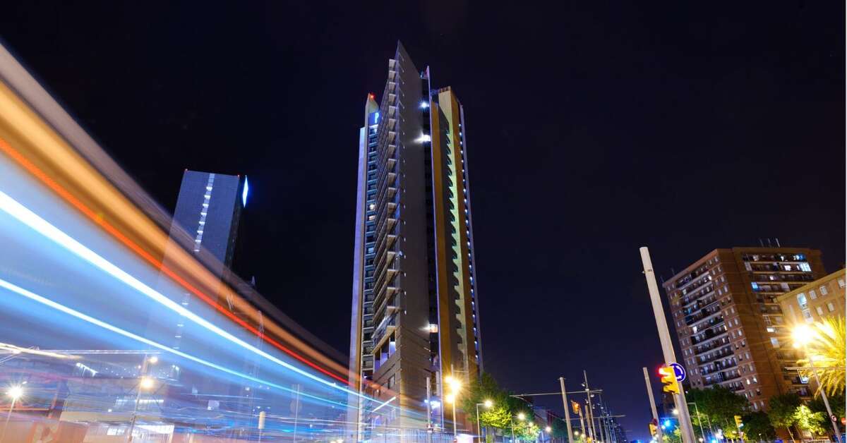 Een foto van de buitenkant van Hotel Barcelona Princess