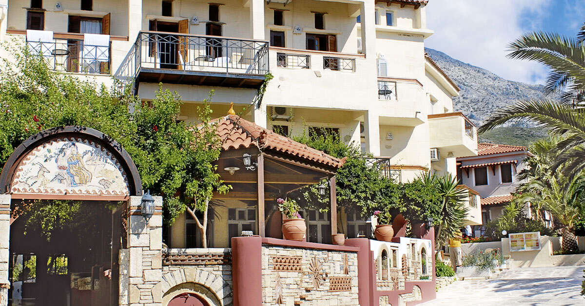 Een foto van de buitenkant van Kampos Village Resort