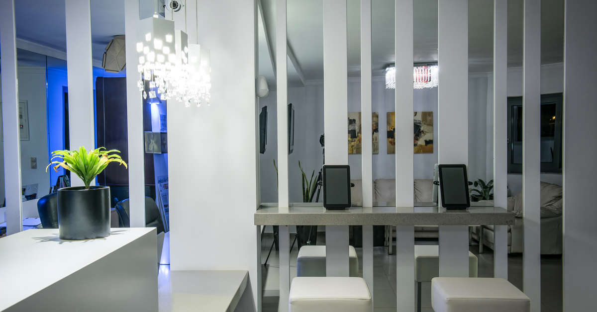 Een foto van het interieur van Happy Cretan Suites