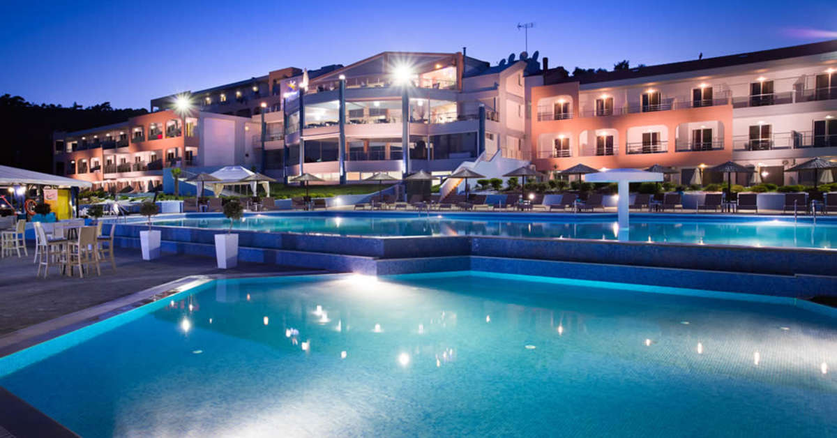 Een foto van het zwembad bij Hotel Blue Dream Palace