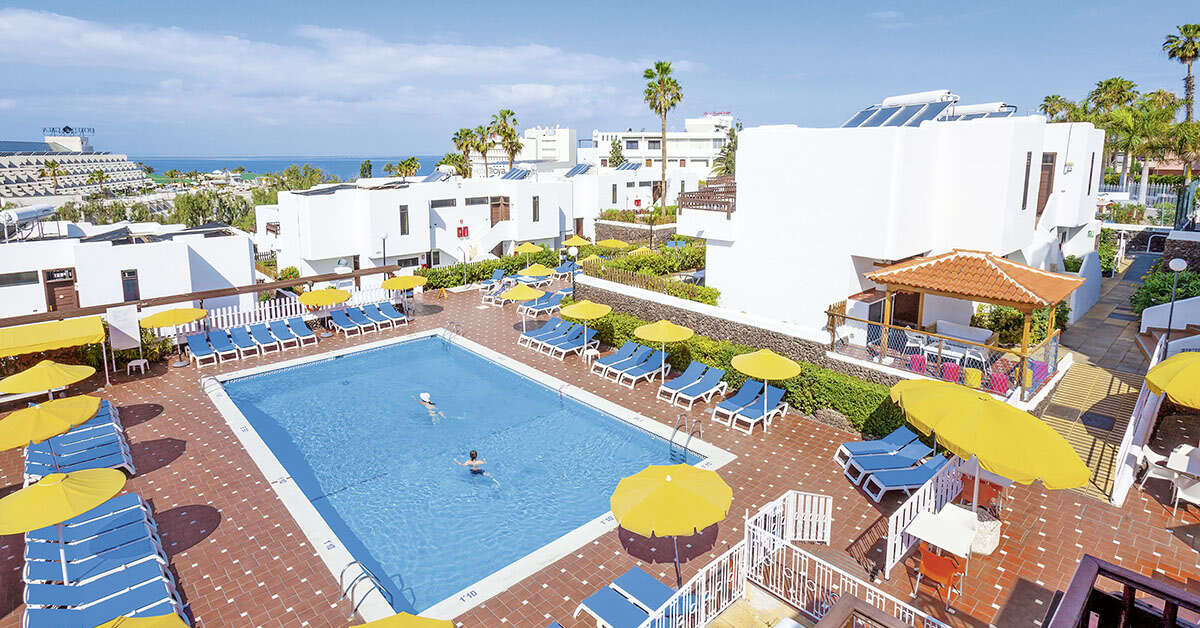 Een foto van het zwembad bij Paraiso del Sol & Paradero Appartementen