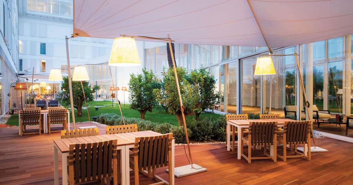 Een foto van de faciliteiten bij Hotel Bellevue