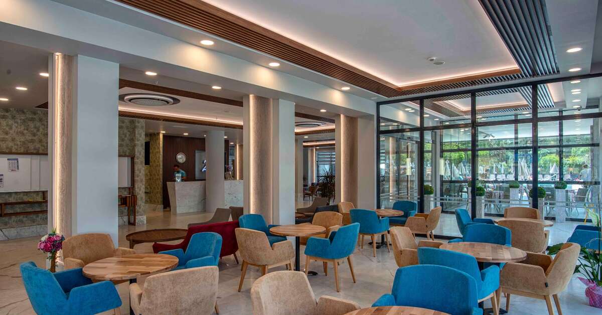 Ein Foto vom Innenbereich im Hotel Riviera Zen