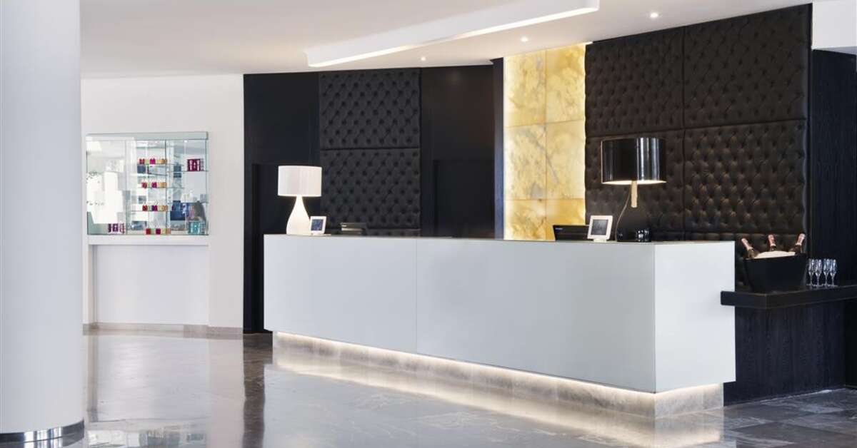 Een foto van het interieur van Melia South Beach