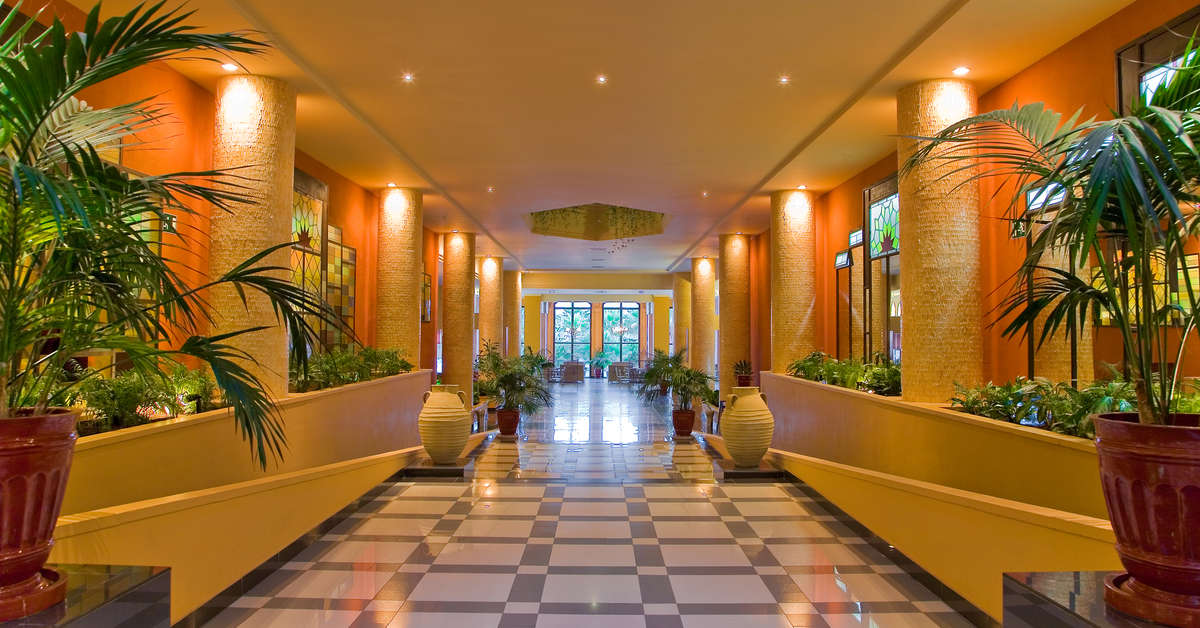 Een foto van het interieur van Playacanela Hotel