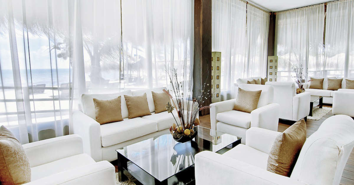 Een foto van het interieur van Ocean Maya Royale