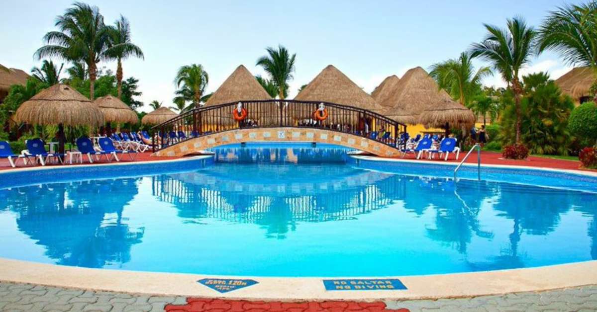 Ein Foto vom Pool im Allegro Cozumel