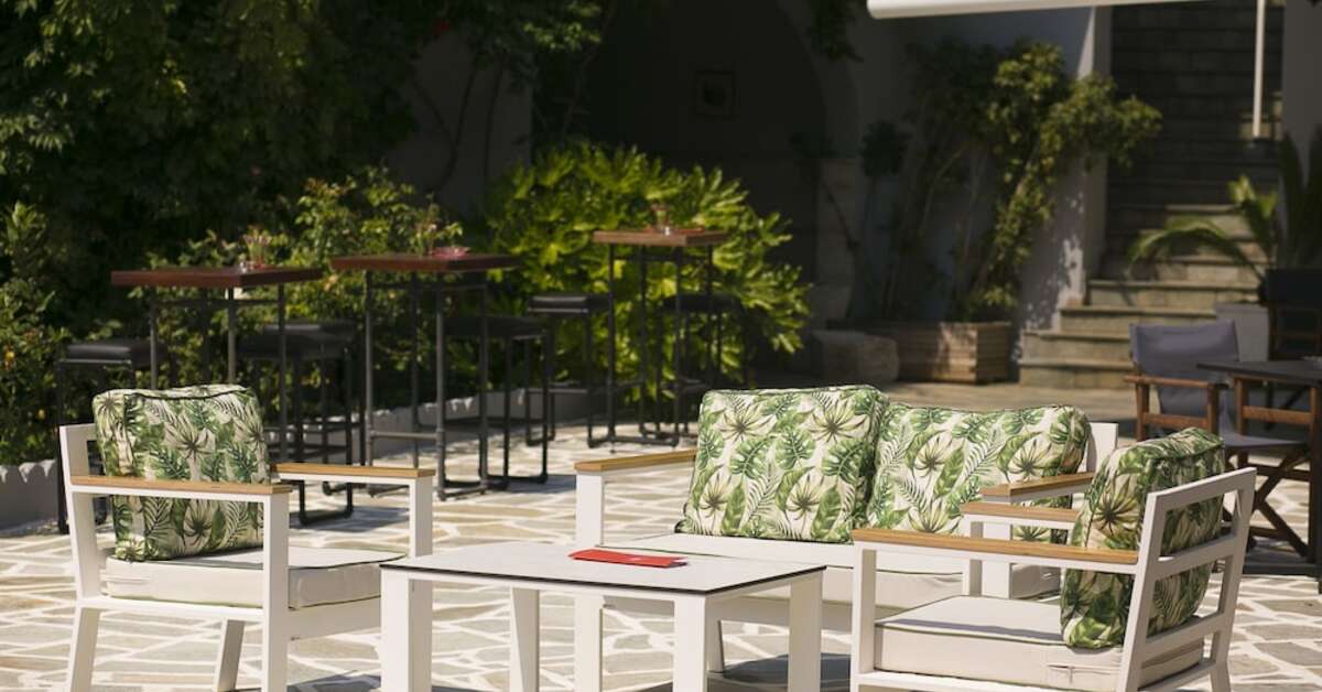 Ein Foto von der Terrasse im Irida Aegean View
